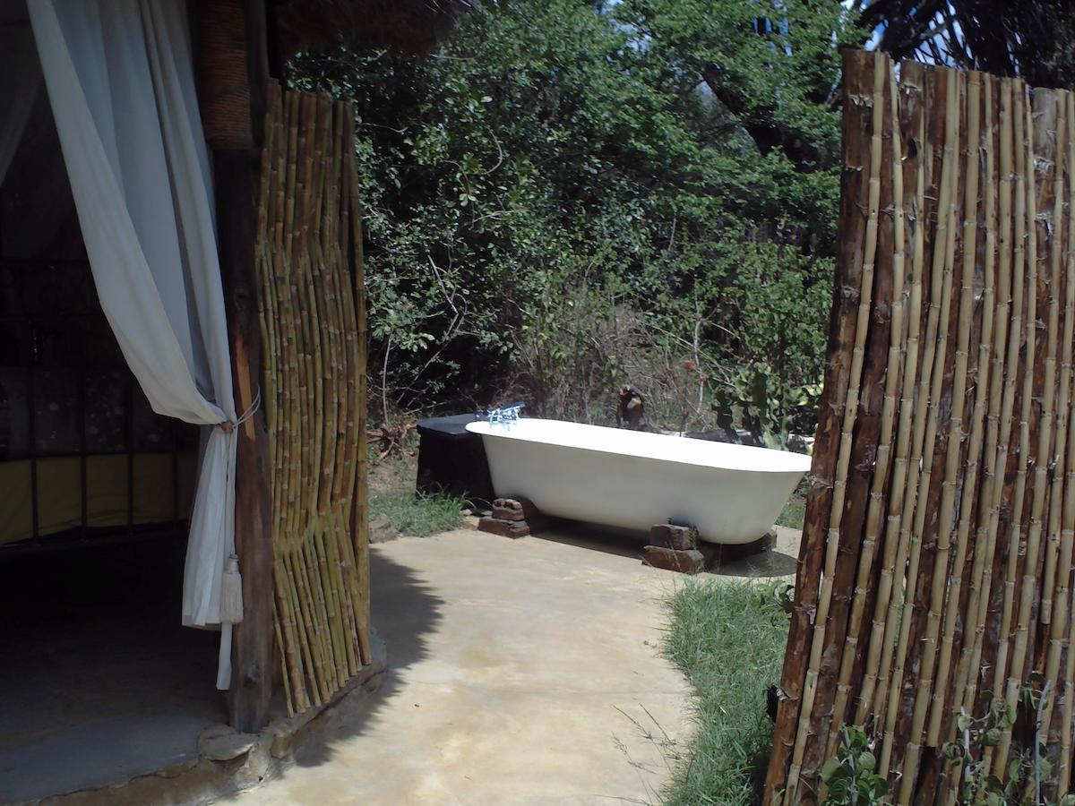 Mbweha Camp Lake Nakuru Elmenteita Rom bilde